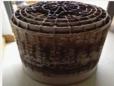 美的滚筒洗衣机下排水改上水(图1)