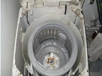 海尔洗衣机怎么放洗衣粉(图1)